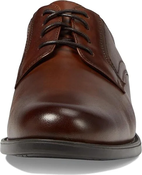 Florsheim Midtown Plain Toe Oxford Men's Plain Toe Shoes Cognac Smooth : 7 D (M), Full Grain leather - Image 6