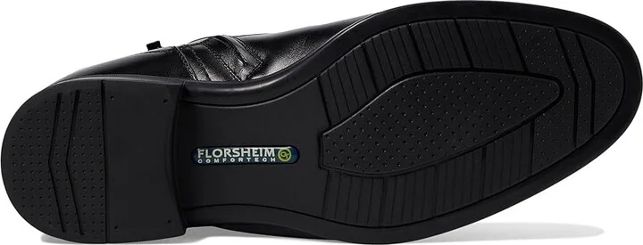 Florsheim Midtown Plain Toe Zipper Boot Men's Dress Zip Boots Black Smooth : 9 M (D), Leather - Image 4