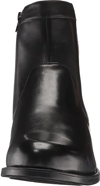 Florsheim Midtown Plain Toe Zipper Boot Men's Dress Zip Boots Black Smooth : 9 M (D), Leather - Image 6