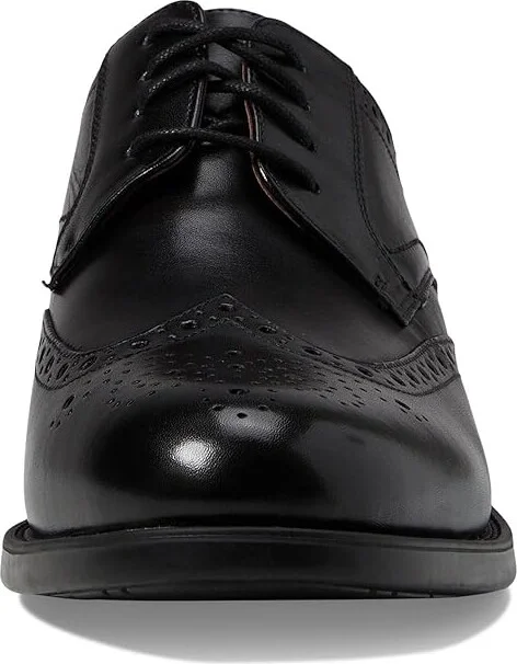 Florsheim Midtown Wingtip Oxford Men's Lace Up Wing Tip Shoes Black Smooth : 7 D (M), Full Grain leather - Image 6