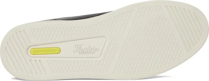 Florsheim Monopoli Elastic Lace To Toe Sneakers Men's Slip on Shoes Black : 10 W (3E), Leather - Image 3