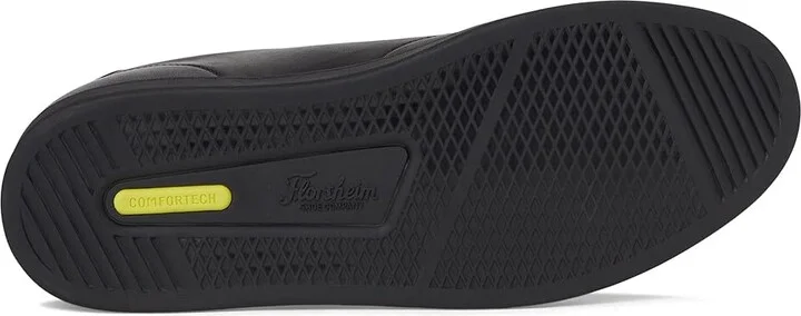 Florsheim Monopoli Elastic Lace To Toe Sneakers Men's Slip on Shoes Black : 8 M (D), Leather - Image 3