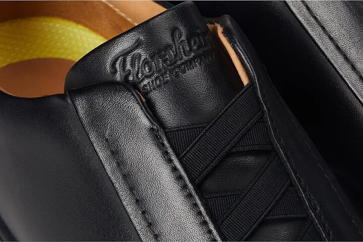 Florsheim Monopoli Elastic Lace To Toe Sneakers Men's Slip on Shoes Black : 8 M (D), Leather - Image 7