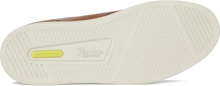 Florsheim Monopoli Elastic Lace To Toe Sneakers Men's Slip on Shoes Cognac : 14 M (D), Leather - Image 3