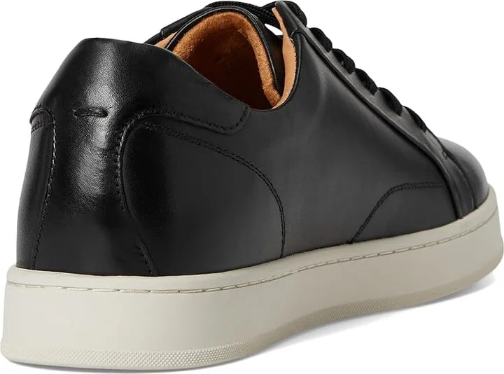 Florsheim Monopoli Lace To Toe Sneakers Men's Slip on Shoes Black : 8.5 W (3E), Leather - Image 4