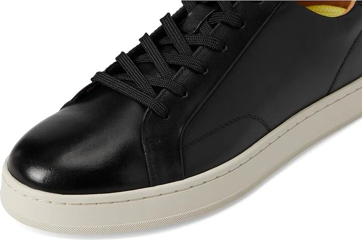 Florsheim Monopoli Lace To Toe Sneakers Men's Slip on Shoes Black : 8.5 W (3E), Leather - Image 7