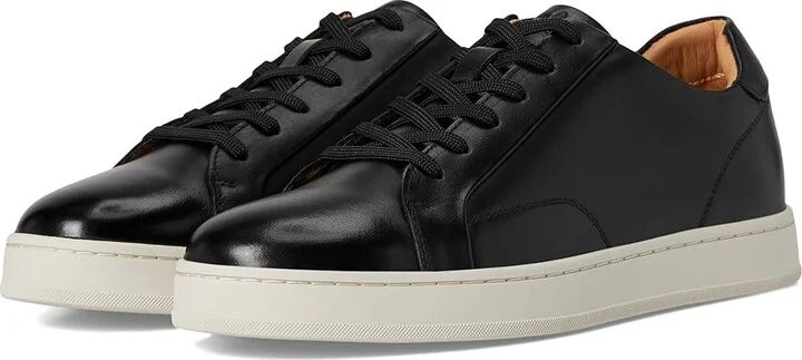 Florsheim Monopoli Lace To Toe Sneakers Men's Slip on Shoes Black : 8.5 W (3E), Leather