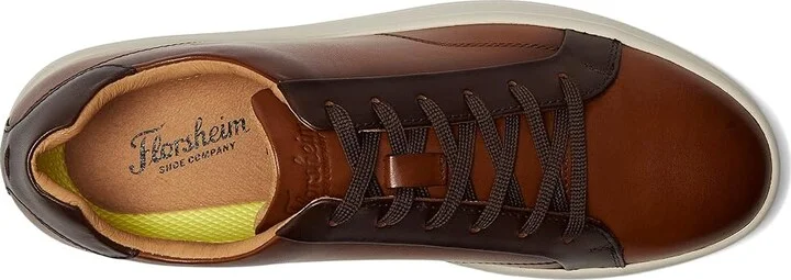 Florsheim Monopoli Lace To Toe Sneakers Men's Slip on Shoes Cognac : 11 M (D), Leather - Image 2