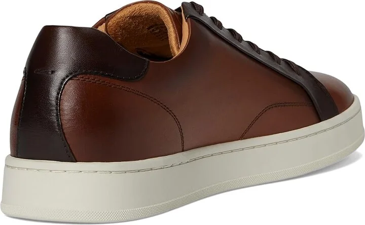 Florsheim Monopoli Lace To Toe Sneakers Men's Slip on Shoes Cognac : 11 M (D), Leather - Image 4