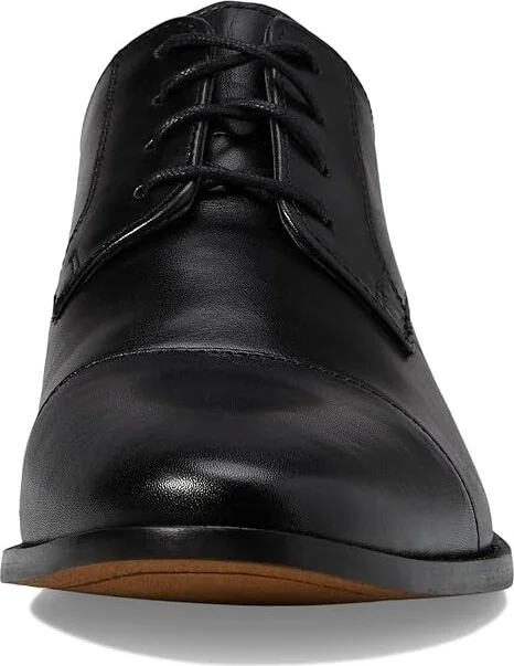 Florsheim Montinaro Cap Toe Oxford Men's Lace Up Cap Toe Shoes Black Smooth : 8 M (D), Synthetic/Leather - Image 6