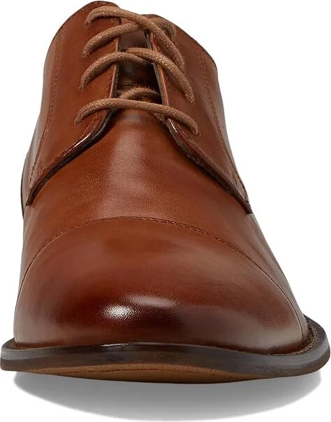 Florsheim Montinaro Cap Toe Oxford Men's Lace Up Cap Toe Shoes Saddle Tan Smooth : 8.5 M (D), Synthetic/Leather - Image 6