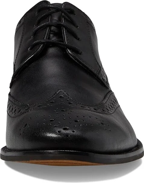 Florsheim Montinaro Wingtip Oxford Men's Lace Up Wing Tip Shoes Black Smooth : 8 M (D), Leather/Synthetic - Image 6