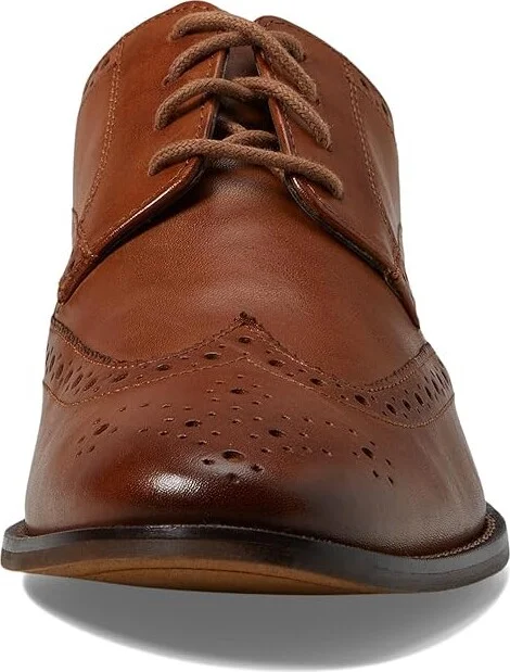 Florsheim Montinaro Wingtip Oxford Men's Lace Up Wing Tip Shoes Saddle Tan Smooth : 10 M (D), Leather/Synthetic - Image 6