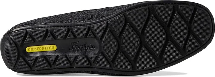 Florsheim Motor Knit Moc Toe Penny Driver Men's Shoes Black : 7.5 W (3E), Leather - Image 3
