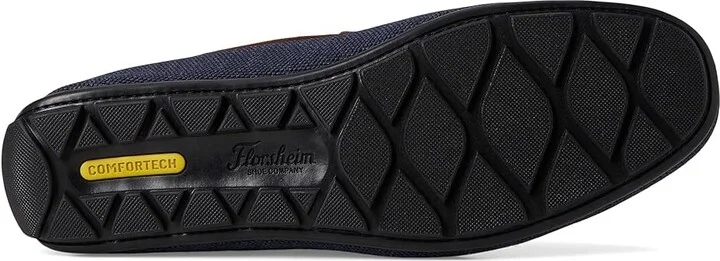 Florsheim Motor Knit Moc Toe Penny Driver Men's Shoes Navy : 11 W (3E), Leather - Image 3