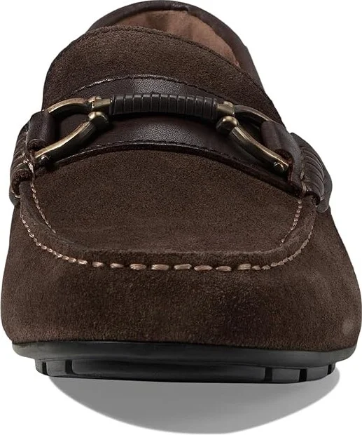 Florsheim Motor Moc Toe Bit Driver Men's Shoes Brown Suede : 9.5 W (3E), Leather - Image 5
