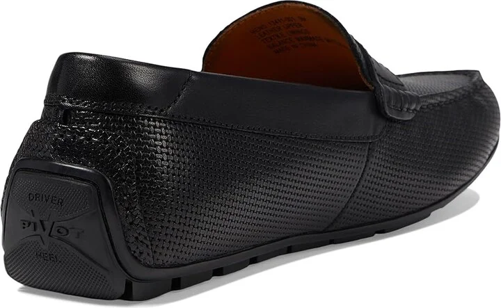 Florsheim Motor Moc Toe Penny Driver Men's Shoes Black : 12 W (3E), Leather - Image 4