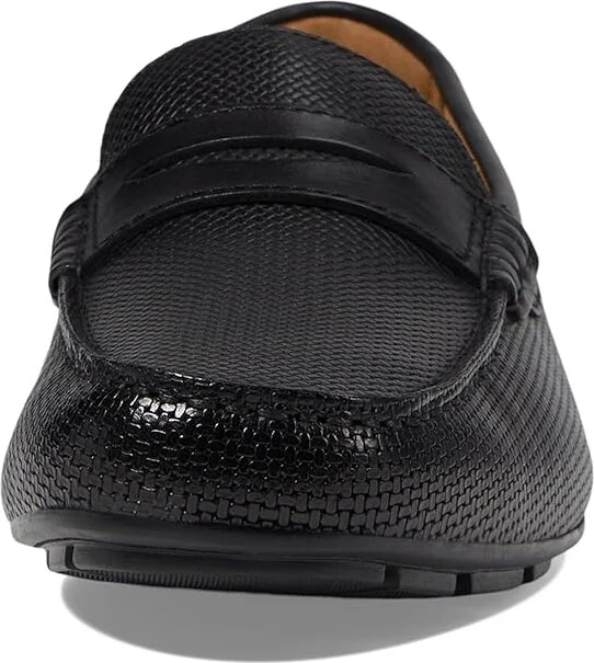 Florsheim Motor Moc Toe Penny Driver Men's Shoes Black : 12 W (3E), Leather - Image 5