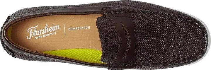 Florsheim Motor Moc Toe Penny Driver Men's Shoes Brown : 11 M (D), Leather - Image 2