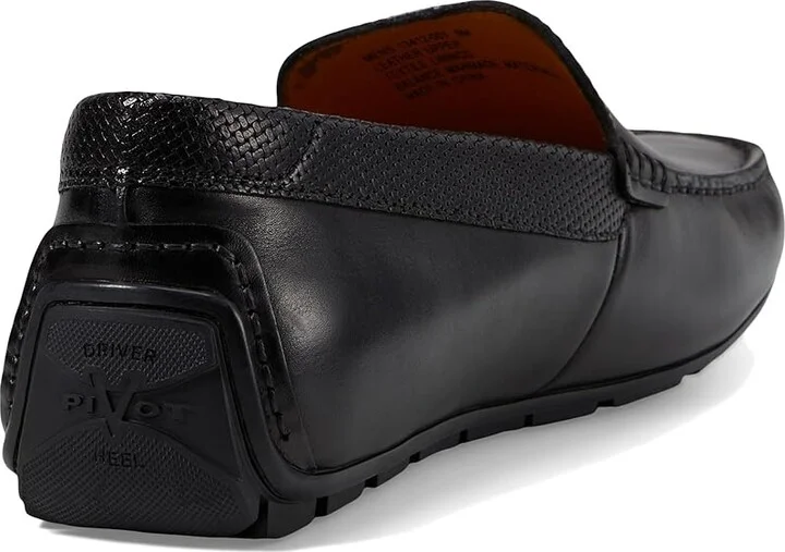 Florsheim Motor Moc Toe Venetian Driver Men's Shoes Black : 10 W (3E), Leather - Image 4