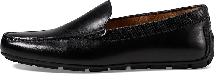 Florsheim Motor Moc Toe Venetian Driver Men's Shoes Black : 10 W (3E), Leather - Image 6