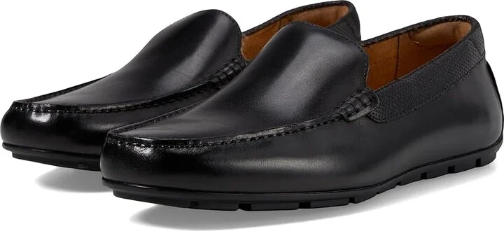 Florsheim Motor Moc Toe Venetian Driver Men's Shoes Black : 10 W (3E), Leather