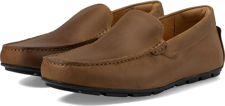 Florsheim Motor Moc Toe Venetian Driver Men's Shoes Brown Crazy Horse : 11 M (D), Leather