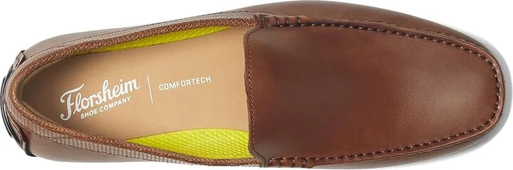 Florsheim Motor Moc Toe Venetian Driver Men's Shoes Cognac : 10.5 W (3E), Leather - Image 2