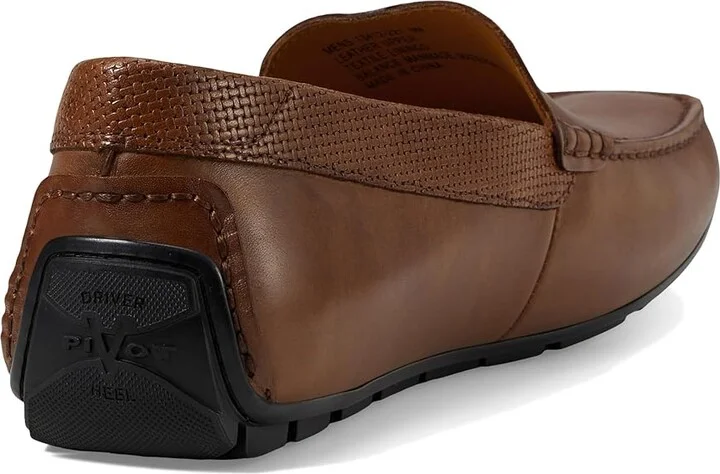 Florsheim Motor Moc Toe Venetian Driver Men's Shoes Cognac : 10.5 W (3E), Leather - Image 4