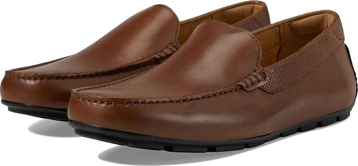Florsheim Motor Moc Toe Venetian Driver Men's Shoes Cognac : 10.5 W (3E), Leather