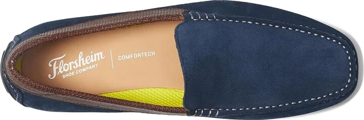 Florsheim Motor Moc Toe Venetian Driver Men's Shoes Navy : 12 M (D), Leather - Image 2