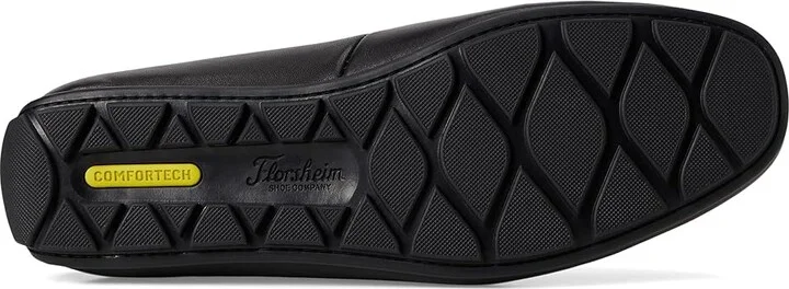 Florsheim Motor Smooth Moc Toe Penny Driver Men's Shoes Black : 9.5 W (3E), Leather - Image 3