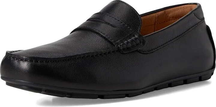 Florsheim Motor Smooth Moc Toe Penny Driver Men's Shoes Black : 9.5 W (3E), Leather - Image 5
