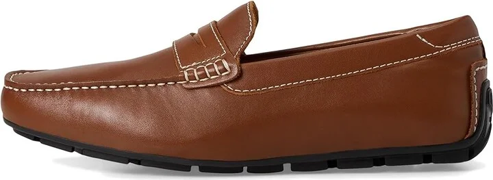 Florsheim Motor Smooth Moc Toe Penny Driver Men's Shoes Cognac : 8.5 M (D), Leather - Image 6