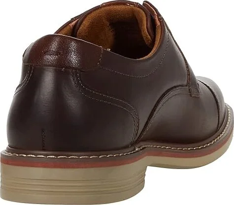 Florsheim Norwalk Cap Toe Oxford Men's Shoes Brown Crazy Horse : 9 M (D), Leather - Image 4