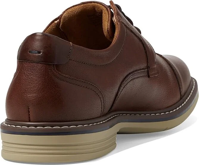 Florsheim Norwalk Cap Toe Oxford Men's Shoes Cognac Milled Leather : 7 M (D) - Image 4