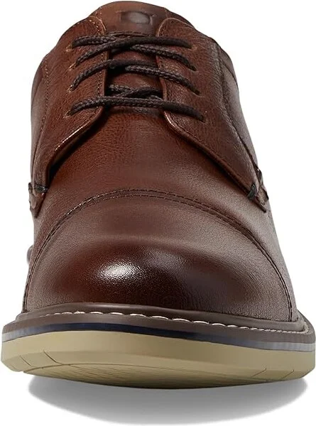 Florsheim Norwalk Cap Toe Oxford Men's Shoes Cognac Milled Leather : 7 M (D) - Image 5
