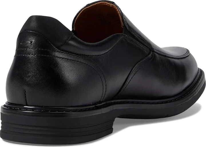 Florsheim Norwalk Moc Toe Slip-On Men's Lace Up Wing Tip Shoes Black : 13 W (3E), Leather - Image 4