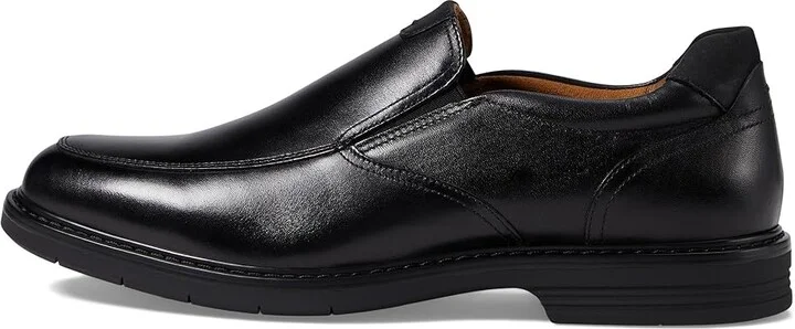 Florsheim Norwalk Moc Toe Slip-On Men's Lace Up Wing Tip Shoes Black : 13 W (3E), Leather - Image 6