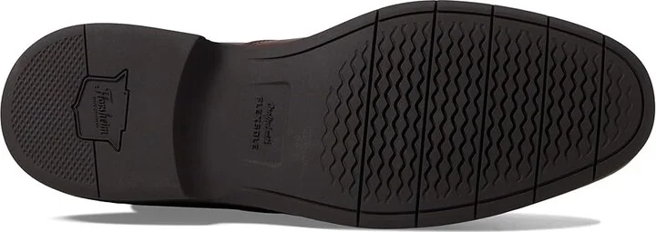 Florsheim Norwalk Moc Toe Slip-On Men's Lace Up Wing Tip Shoes Cognac : 12 M (D), Leather - Image 3