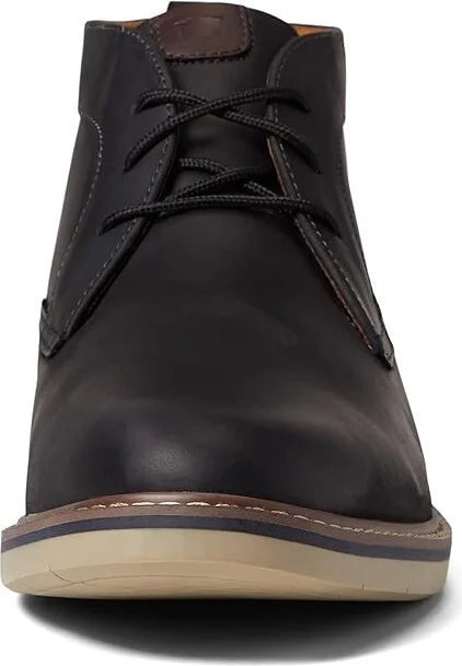 Florsheim Norwalk Plain Toe Chukka Boot Men's Shoes Black Crazy Horse : 9 M (D), Leather - Image 2