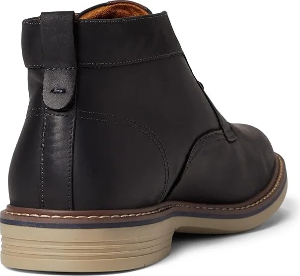 Florsheim Norwalk Plain Toe Chukka Boot Men's Shoes Black Crazy Horse : 9 M (D), Leather - Image 4