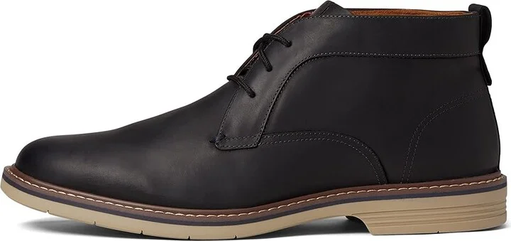 Florsheim Norwalk Plain Toe Chukka Boot Men's Shoes Black Crazy Horse : 9 M (D), Leather - Image 5