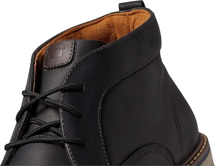 Florsheim Norwalk Plain Toe Chukka Boot Men's Shoes Black Crazy Horse : 9 M (D), Leather - Image 6