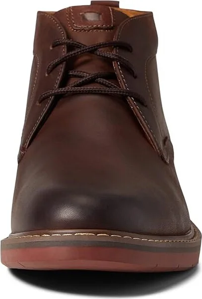 Florsheim Norwalk Plain Toe Chukka Boot Men's Shoes Brown Crazy Horse : 9 M (D), Leather - Image 2