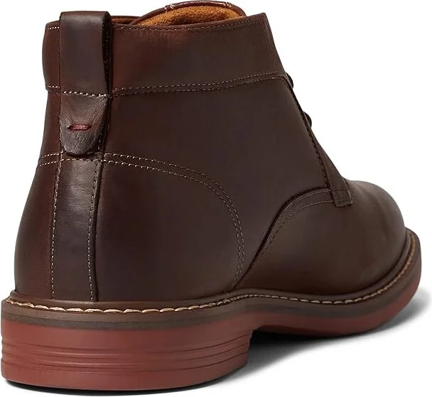 Florsheim Norwalk Plain Toe Chukka Boot Men's Shoes Brown Crazy Horse : 9 M (D), Leather - Image 4