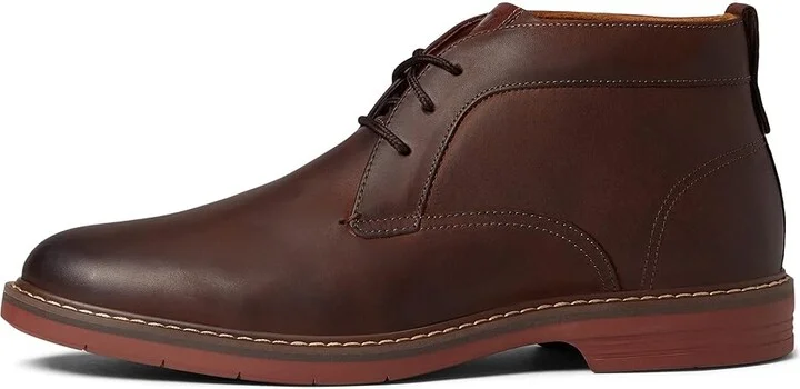 Florsheim Norwalk Plain Toe Chukka Boot Men's Shoes Brown Crazy Horse : 9 M (D), Leather - Image 5