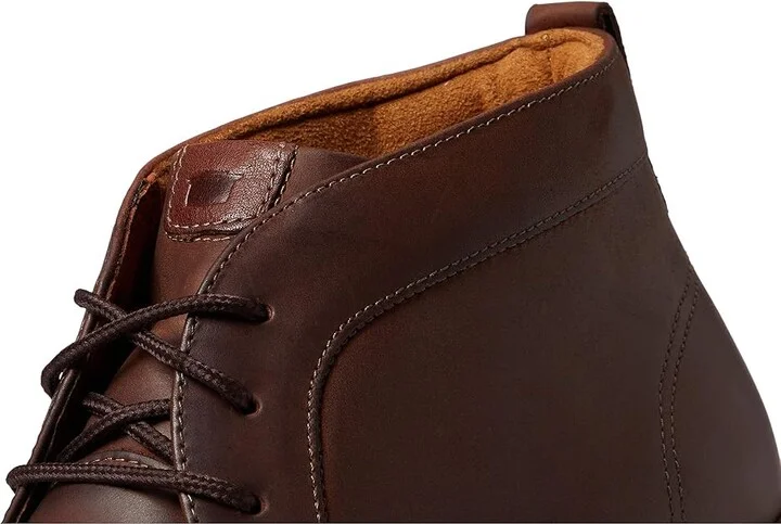 Florsheim Norwalk Plain Toe Chukka Boot Men's Shoes Brown Crazy Horse : 9 M (D), Leather - Image 6