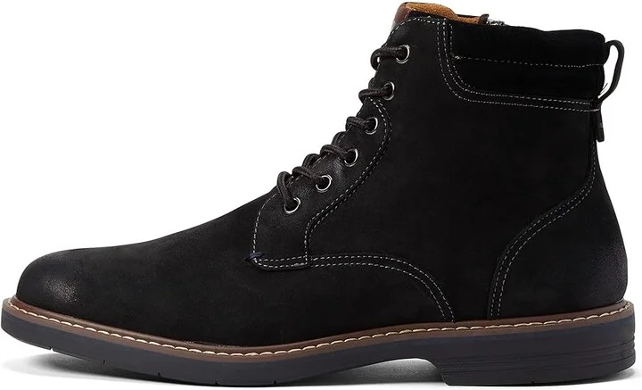 Florsheim Norwalk Plain Toe Lace-Up Boot Men's Shoes Black Milled Nubuck : 7 M (D), Suede - Image 5