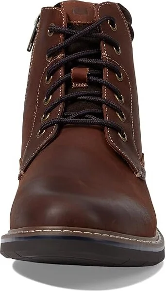Florsheim Norwalk Plain Toe Lace-Up Boot Men's Shoes Brown Crazy Horse : 7.5 M (D), Suede - Image 2